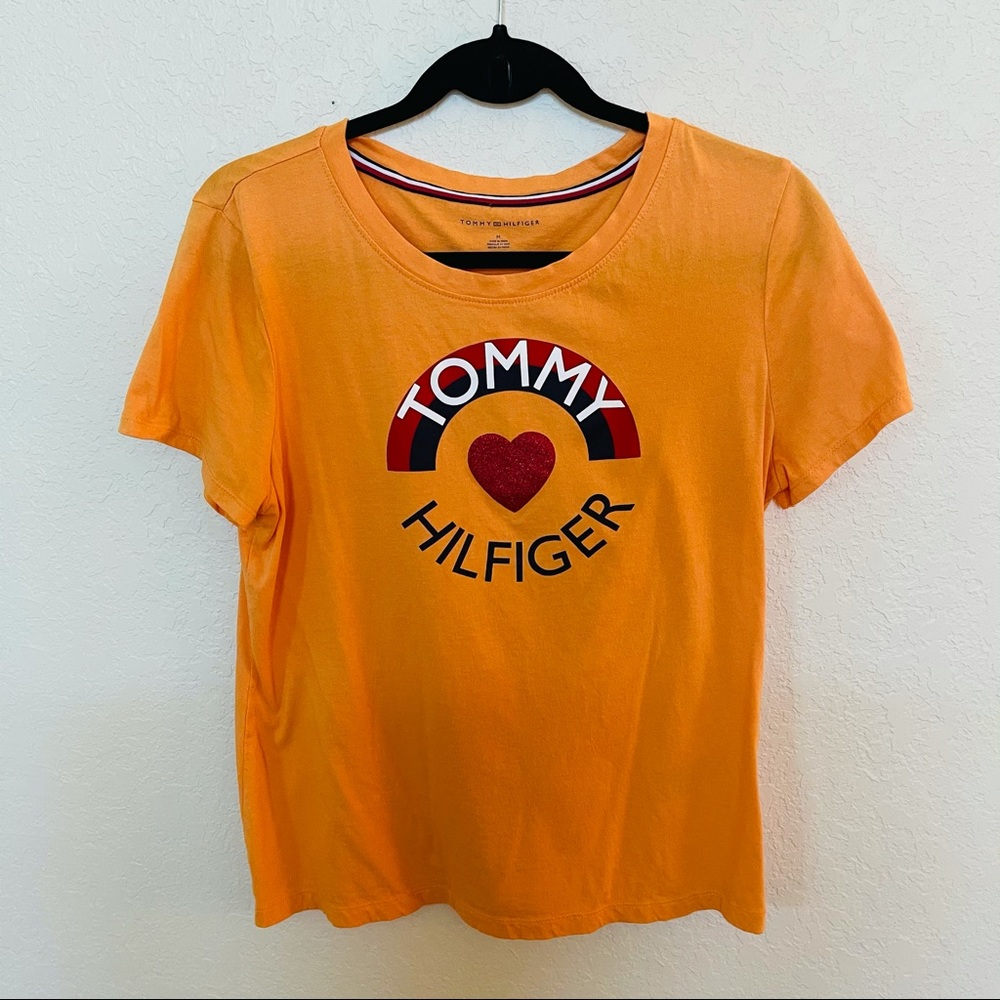 Tommy Hilfiger Orange Shirt